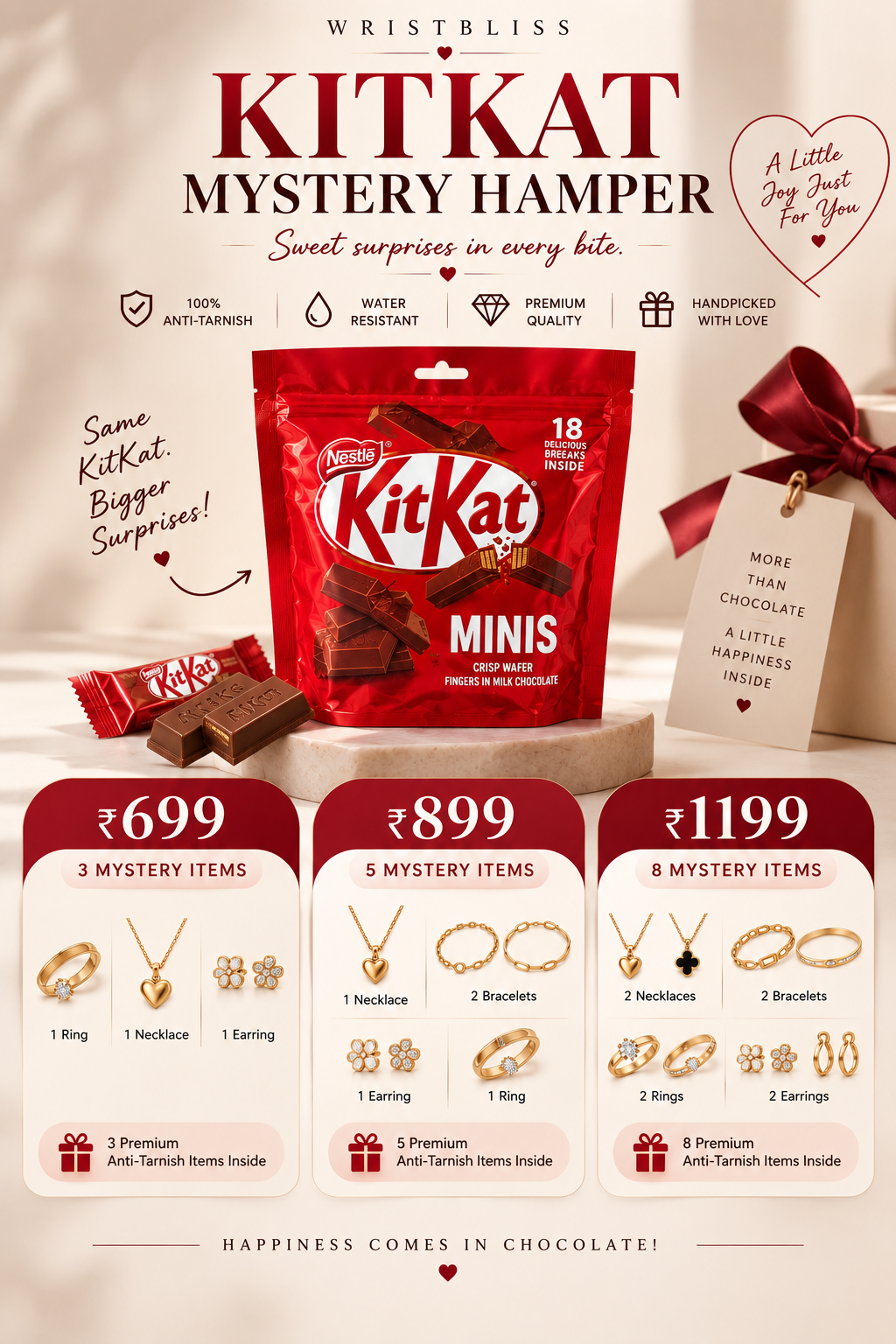 KitKat Mystery Hamper | Anti-Tarnish Jewellery Gift Box