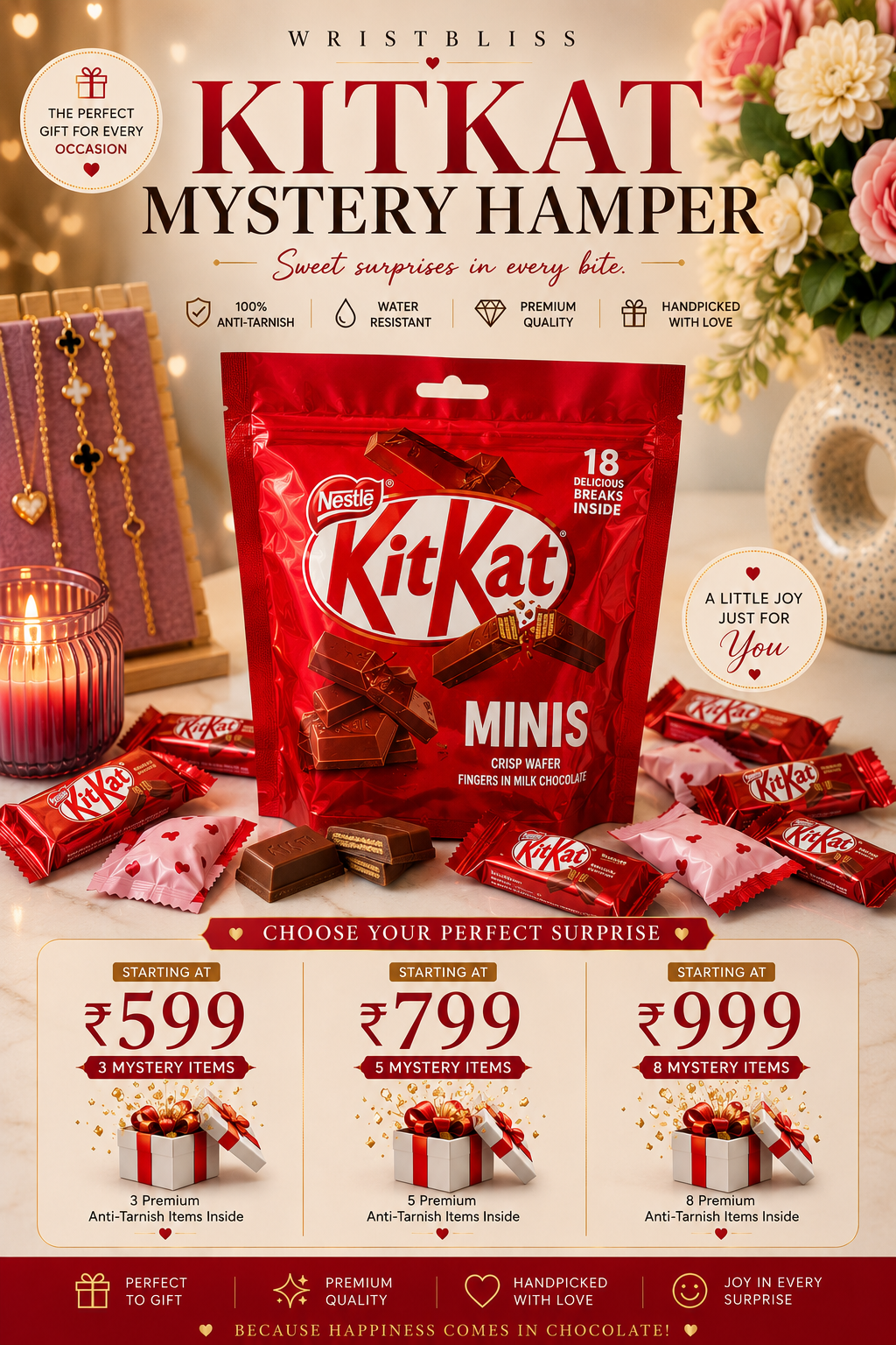 KitKat Mystery Hamper | Anti-Tarnish Jewellery Gift Box