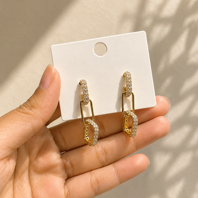 Radiant Link Earrings
