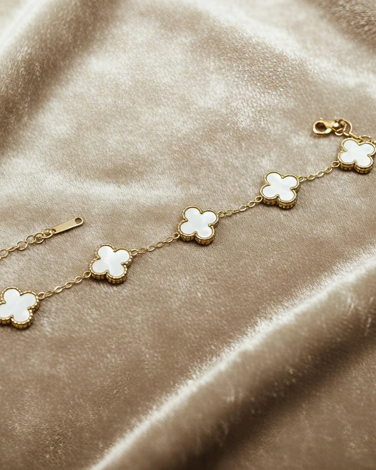 Clover design bracelet set for girls