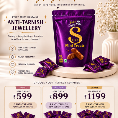 Silk Chocolate Mystery Jewellery Box | Anti-Tarnish Jewellery Gift