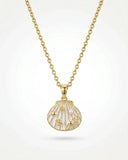 boho sun coin pendant necklace