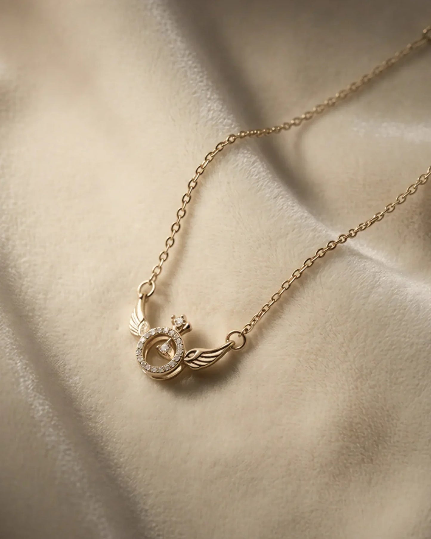 gold angel wings pendant jewelry