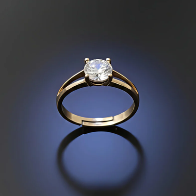 minimal gold ring for women