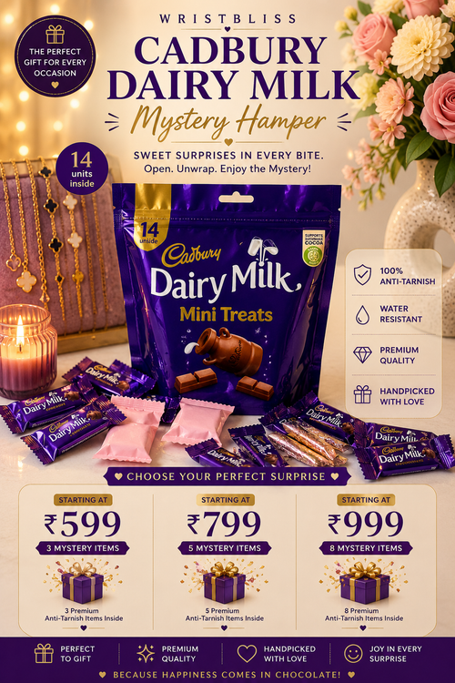 Chocolate Mystery Hamper – Anti-Tarnish Jewelry & Chocolate Gift Hamper