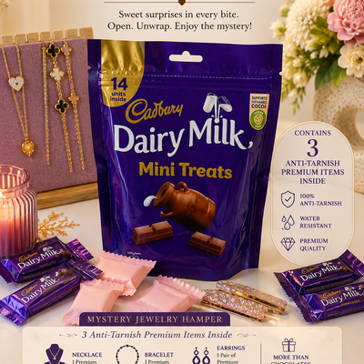 Chocolate Mystery Hamper – Anti-Tarnish Jewelry & Chocolate Gift Hamper